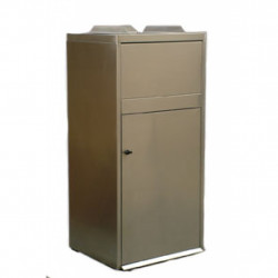 Урна для фудкорта МЕГА-2 (500х600х1250 мм)покраска