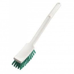 DI Short Handle Brush Med.Green / с короткой ручкой, средней жёсткости, зеленая *под заказ