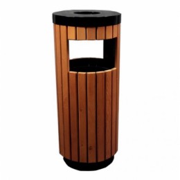 Урна-пепельница Wood (410х1000 мм, 40 л, с емкостью)без пепельницы
